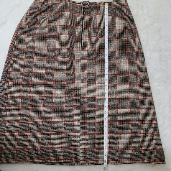 Pendelton Houndstooth skirt 100% pure wool - Picture 7 of 11